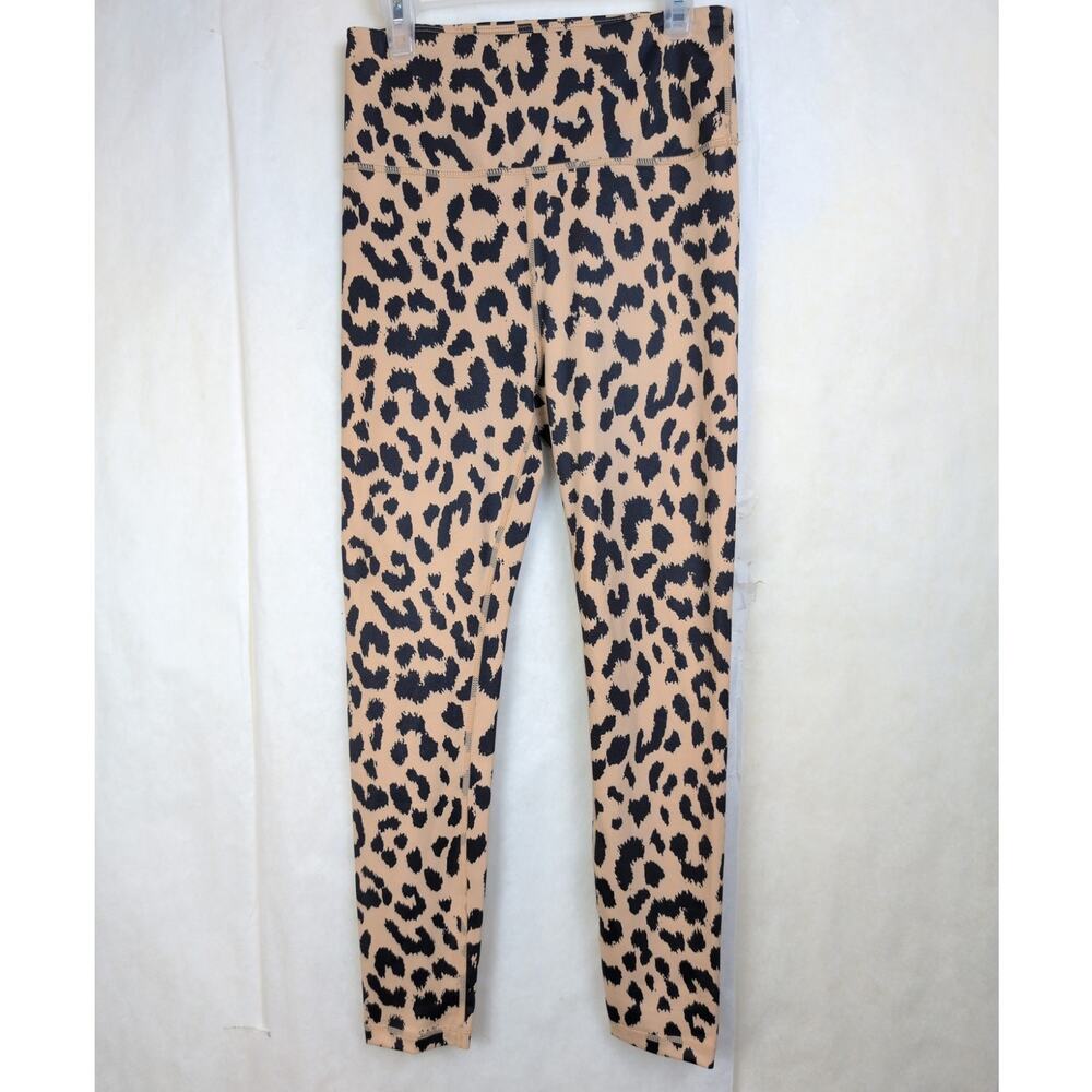 All fenix high rise compression leopard print leggings Size Small Workout Active